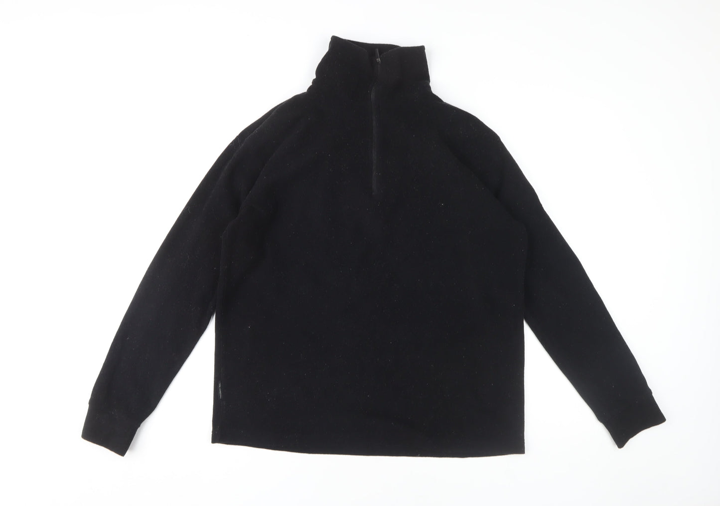 Trespass Men's Black S Fleece Sweatshirt 1/4 Zip