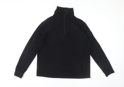 Trespass Men's Black S Fleece Sweatshirt 1/4 Zip