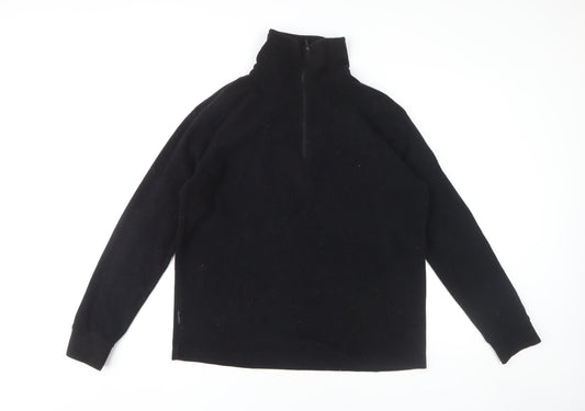 Trespass Men's Black S Fleece Sweatshirt 1/4 Zip