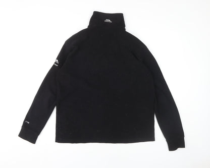 Trespass Men's Black S Fleece Sweatshirt 1/4 Zip