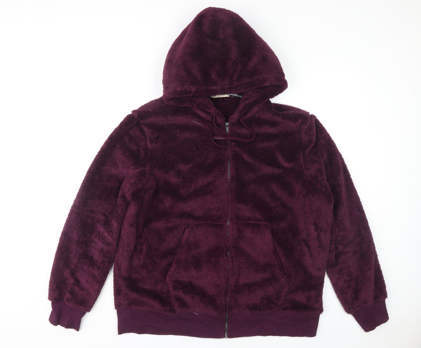 Marks and Spencer Unisex Purple Fleece Hoodie XL