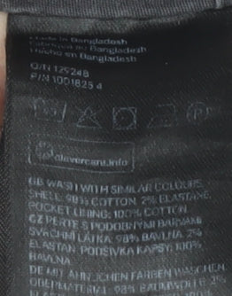 H&M Men's Grey XS Cargo Trousers, Regular Fit