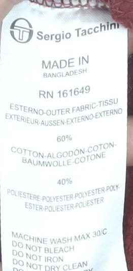 Sergio Tacchini Men's Red Jogger Trousers XS