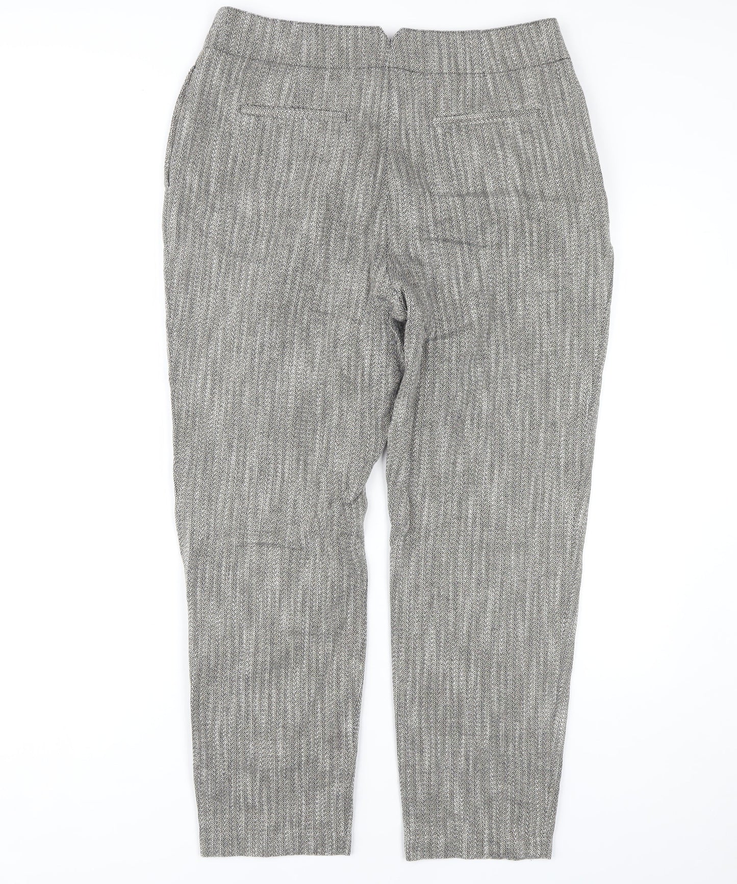 Womens UK Size 12 Marks and Spencer Regular Fit Casual Grey Trousers