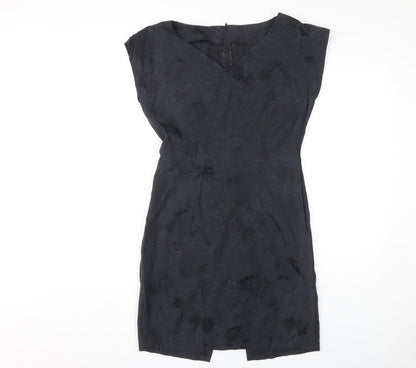 Kays Women's Black Dress Size 12 V-Neck Classic