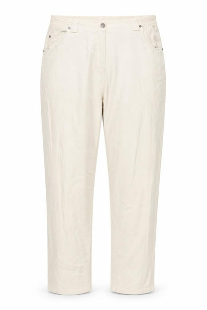 Classics Beige Women's Trousers, Size 12, Relaxed Fit