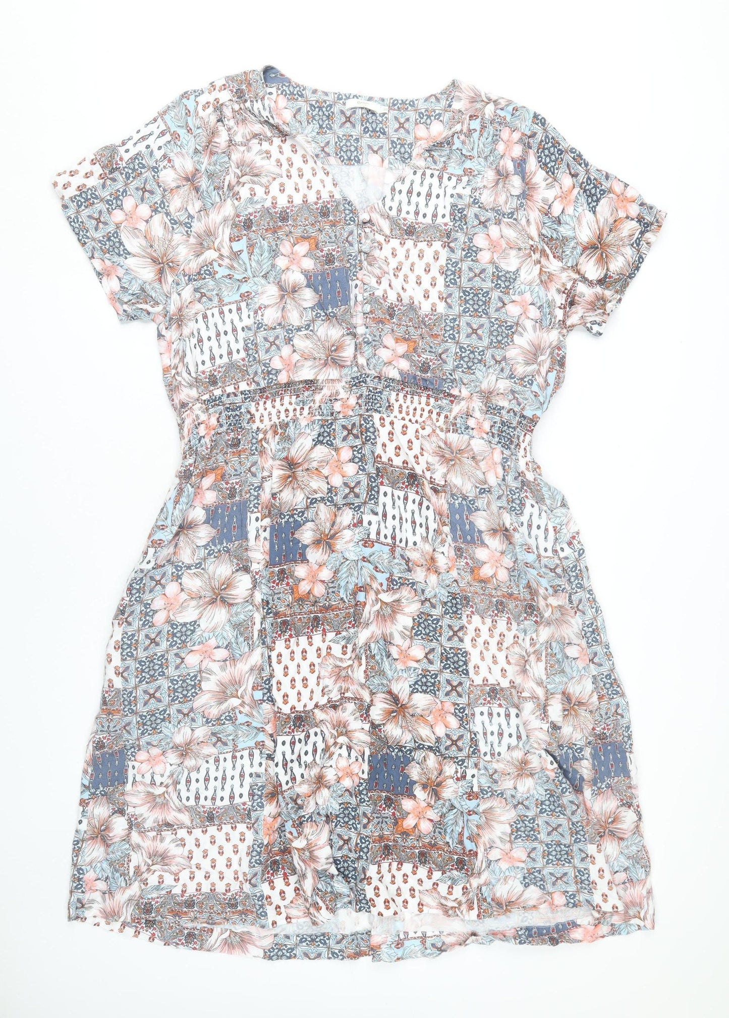 Cotton Traders Women's Multicoloured Floral Dress