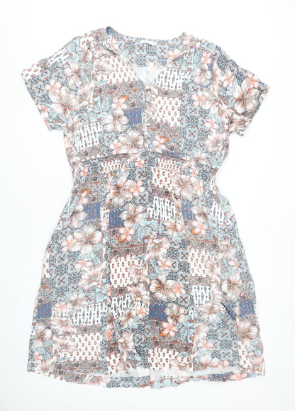 Cotton Traders Women's Multicoloured Floral Dress