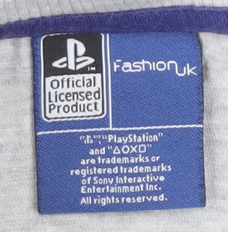 Fashion UK PlayStation Grey Boys T-Shirt Size 9-10 Gaming