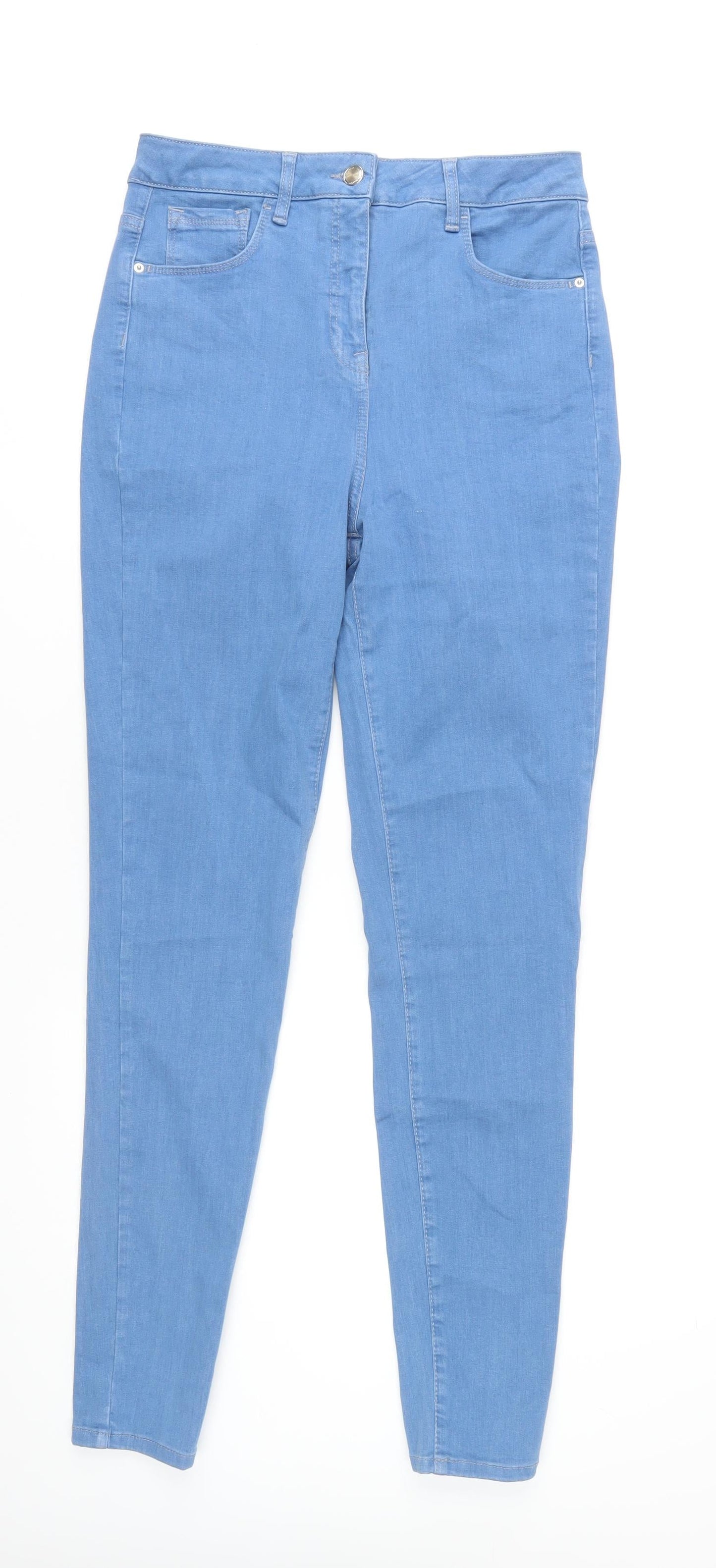 Next Women's Blue Skinny Jeans 14 XL Stretch