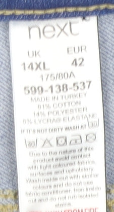 Next Women's Blue Skinny Jeans, Size 14, Plus