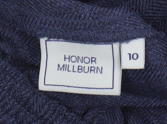 Womens UK Size 10 Honor Millburn   Blue Trousers