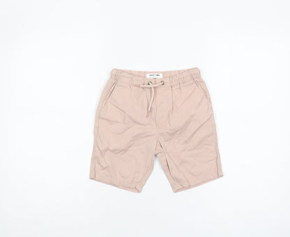 Next Beige Boys' Shorts 5-6 Years, Elastic Waist, Summer