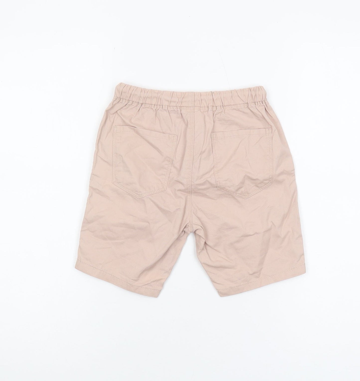 Next Beige Boys' Shorts 5-6 Years, Elastic Waist, Summer