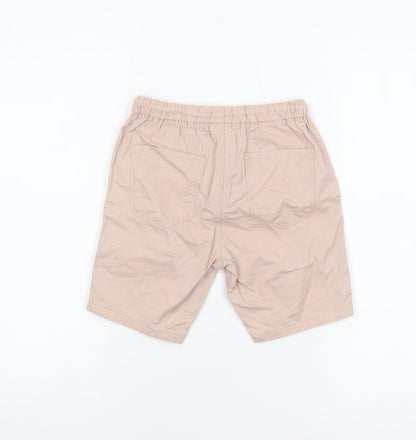 Next Beige Boys' Shorts 5-6 Years, Elastic Waist, Summer