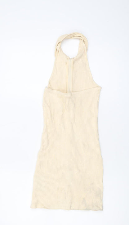Urban Outfitters Ivory Halter Dress Women's Size S