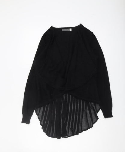 Womens UK Size 8 Mint Velvet Black Cardigan Jumper