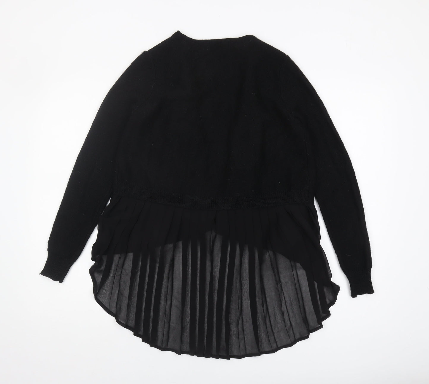 Womens UK Size 8 Mint Velvet Black Cardigan Jumper