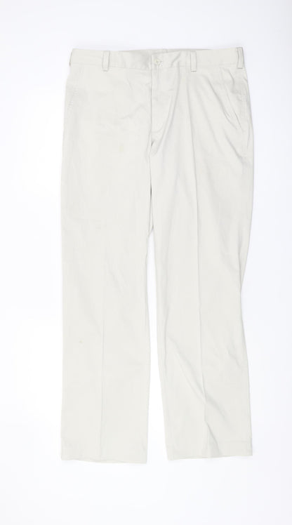 Nike Men's Beige Chino Trousers, Size 34