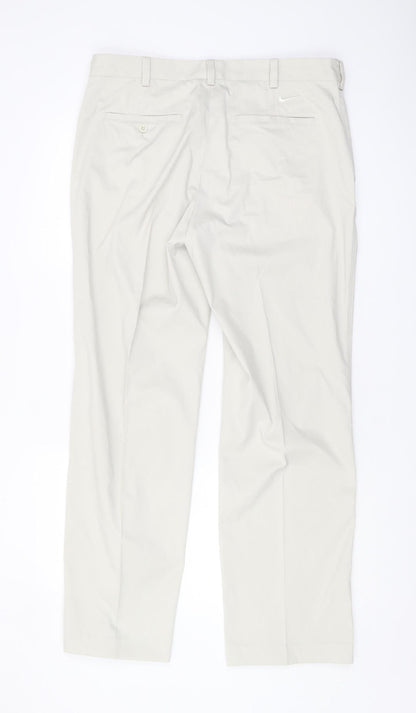 Nike Men's Beige Chino Trousers, Size 34