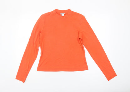 Womens UK Size M Monki Orange  T-Shirt