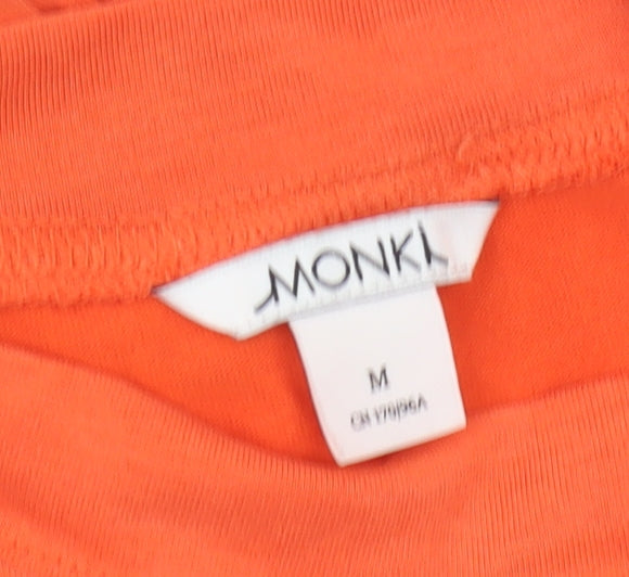 Womens UK Size M Monki Orange  T-Shirt