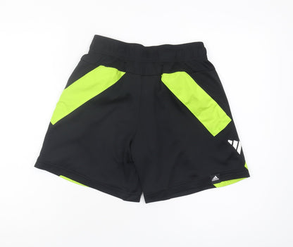 Adidas Men's Black Colourblock Polyester Shorts Size S