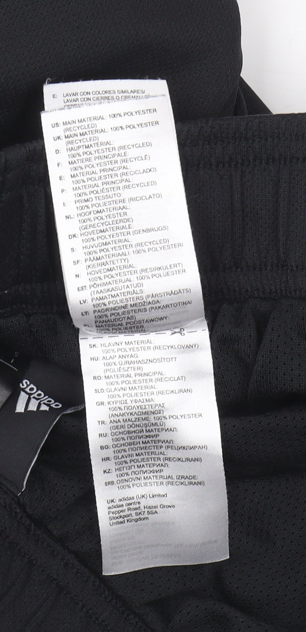 Adidas Men's Black Colourblock Polyester Shorts Size S