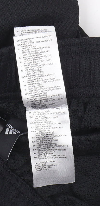 Adidas Men's Black Colourblock Polyester Shorts Size S