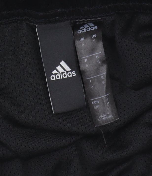 Adidas Men's Black Colourblock Polyester Shorts Size S