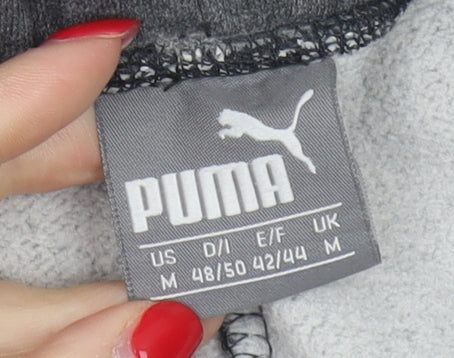 Puma Men's Grey Jogger Trousers - M, Casual Sportswear