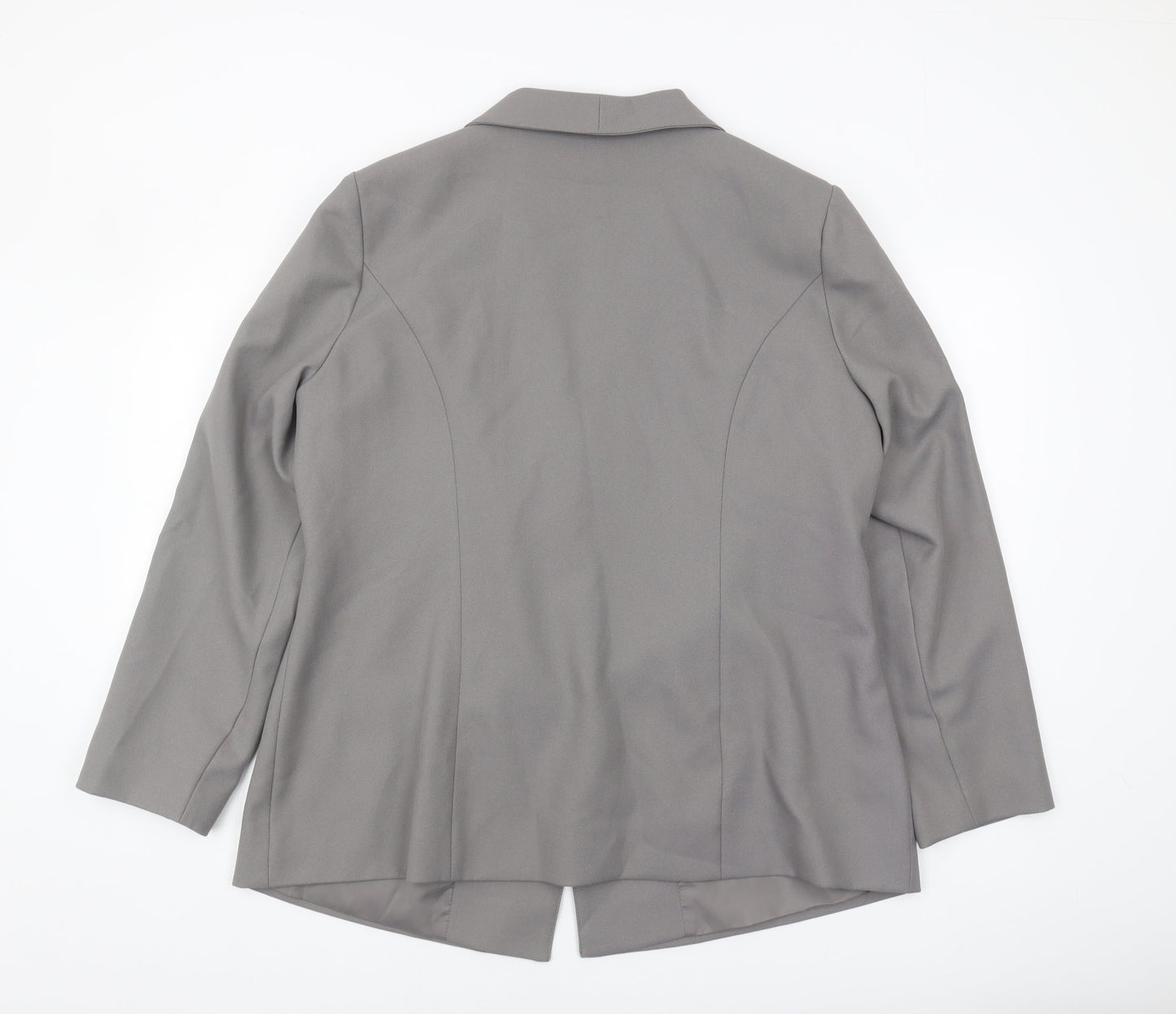 Damart Women's Grey Blazer Size 20 Classic Style