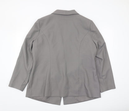 Damart Women's Grey Blazer Size 20 Classic Style