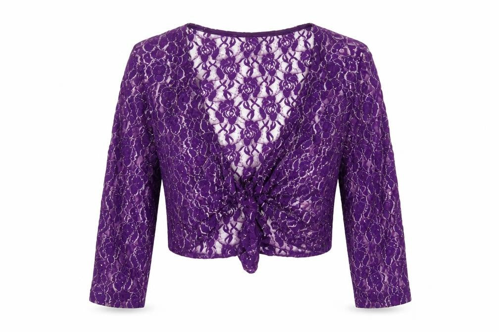 Womens UK Size 14 Marks and Spencer Purple Wrap Blouse