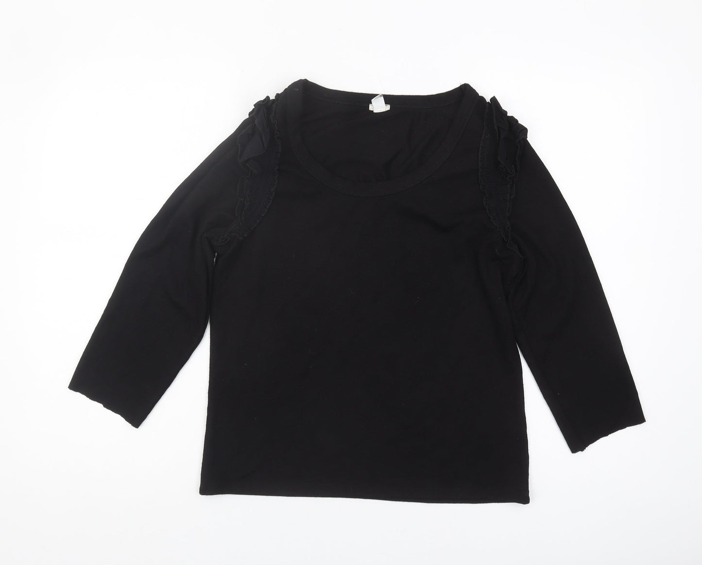 Womens UK Size 12 River Island Black  T-Shirt