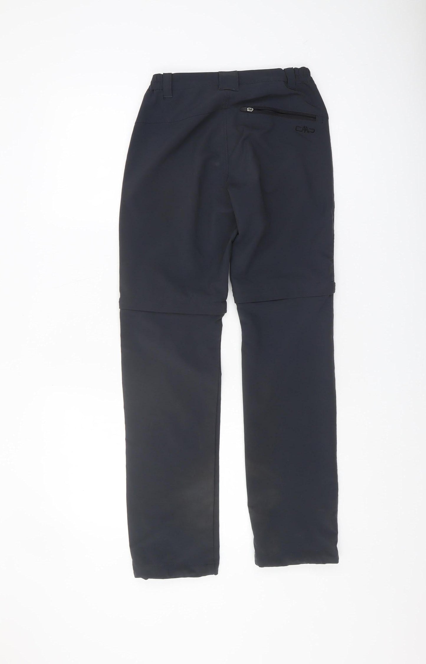 CMP Boys Black Convertible Trousers, Size 24, Activewear
