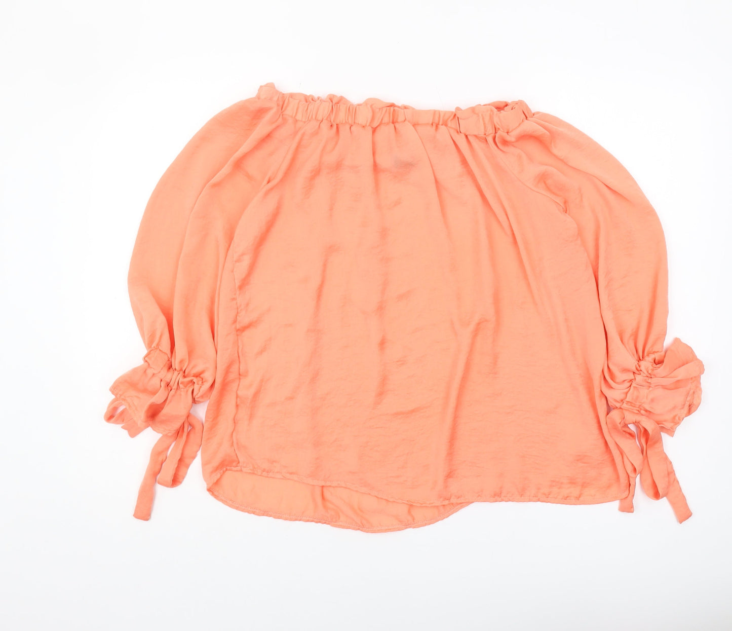 Womens UK Size 10 Izabel London Orange  Blouse