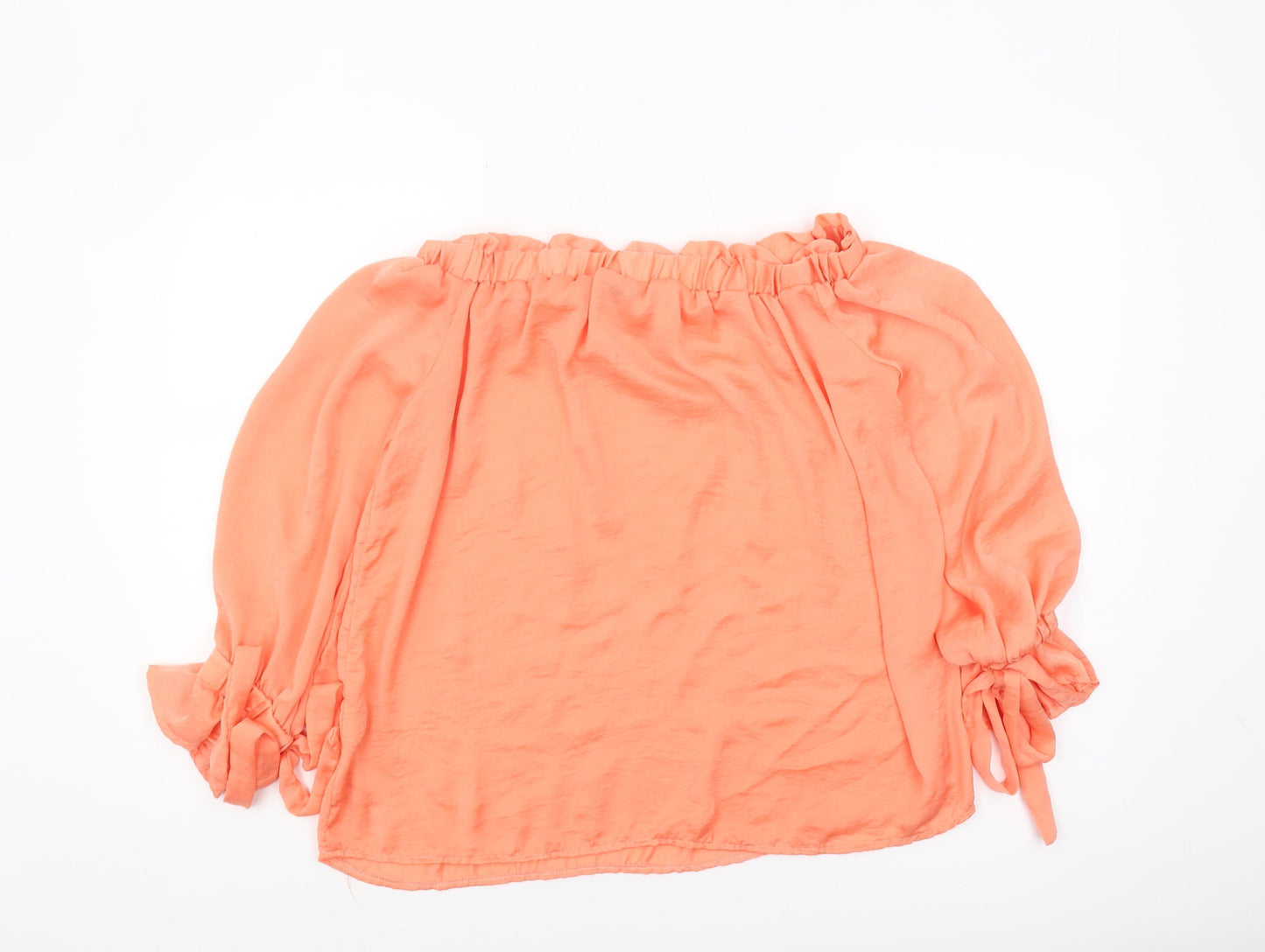 Womens UK Size 10 Izabel London Orange  Blouse