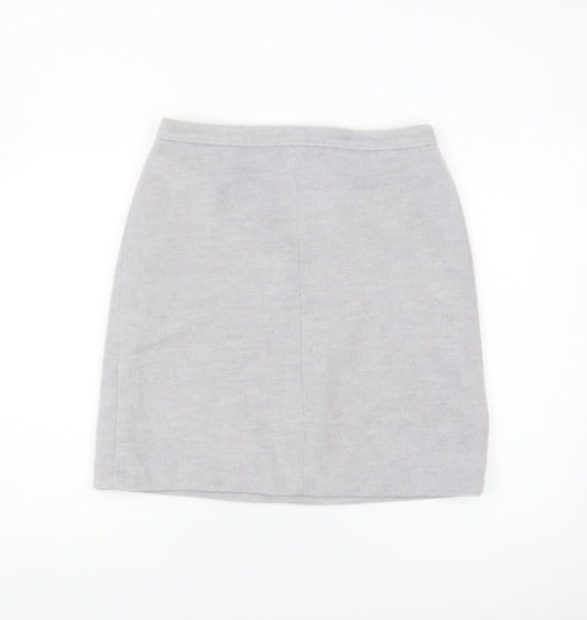 Marks and Spencer Women Grey Pencil Skirt Size 12
