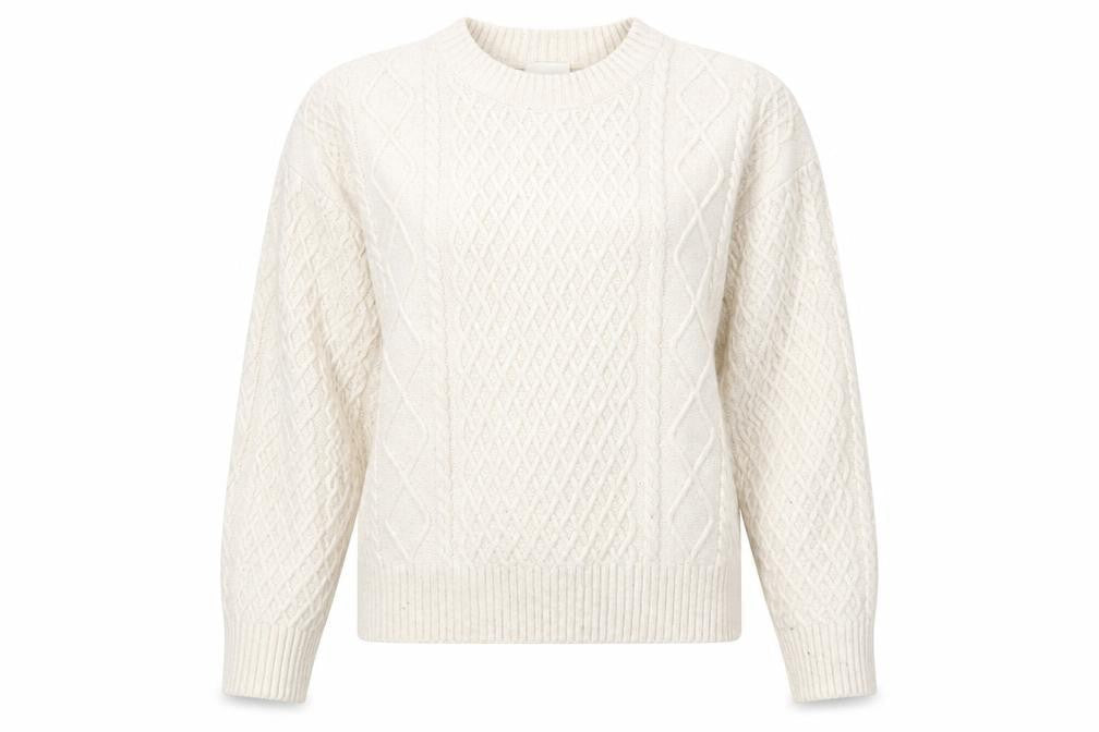 Womens UK Size 12 H&M Beige Jumper Jumper