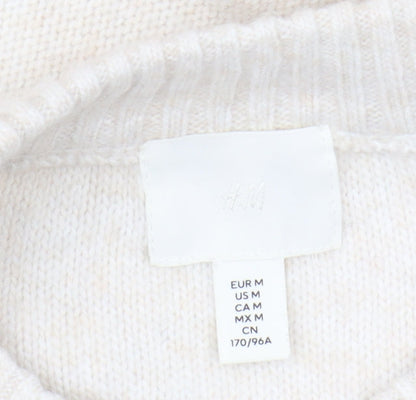Womens UK Size 12 H&M Beige Jumper Jumper