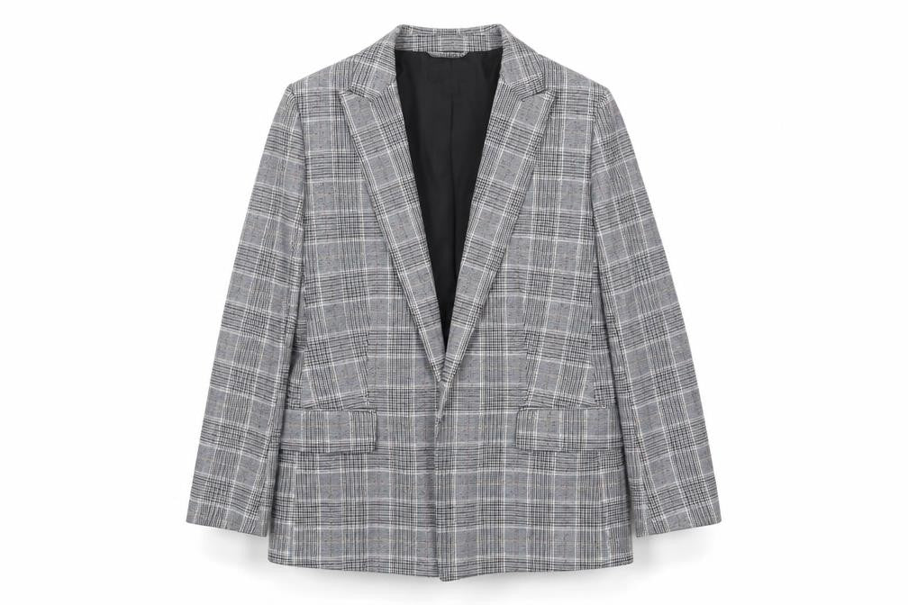 Womens UK Size 12 H&M Regular Grey Blazer
