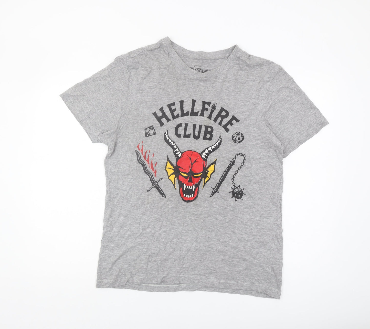 Netflix Stranger Things Men’s Grey T-Shirt L