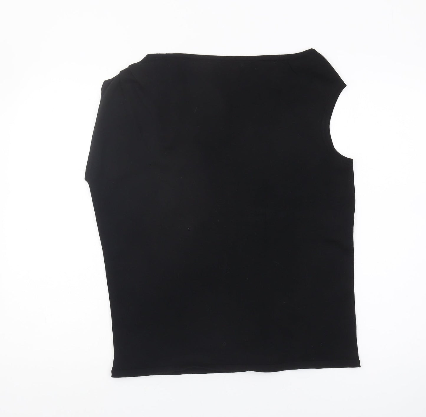 Womens UK Size 16 Principles Black Basic T-Shirt
