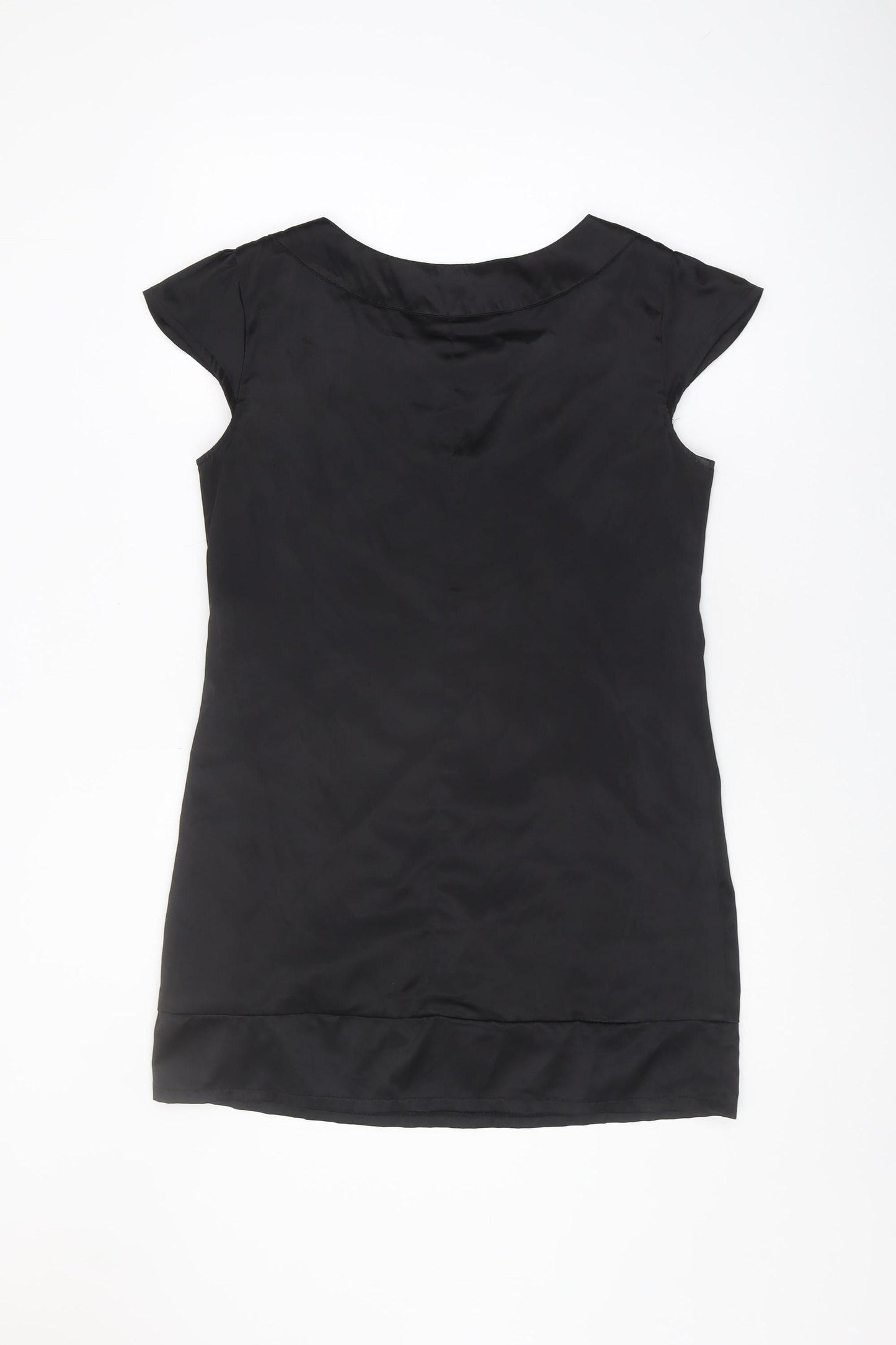 AX Paris Women's Black Beaded Sleeveless Blouse Size 12