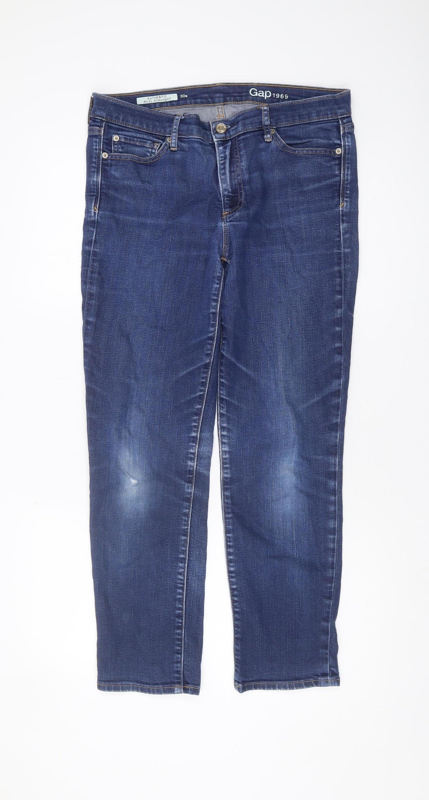 Gap Women's Blue Straight Jeans 30S