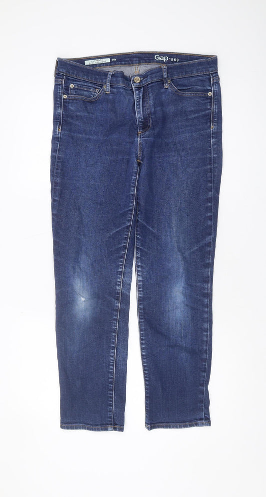 Gap Women's Blue Straight Jeans 30S