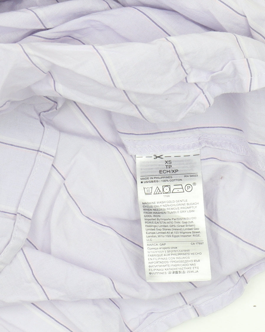 Womens UK Size XS Gap Purple  Blouse
