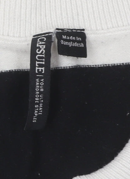 Womens UK Size 10 Capsule Black Pullover Jumper