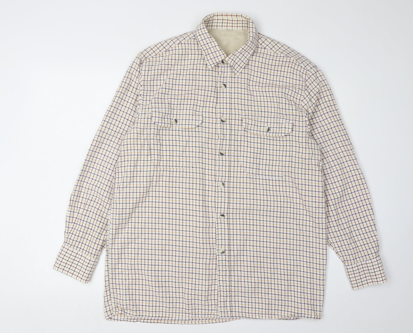 Sherwood Men's Multicoloured Check Shirt Size L